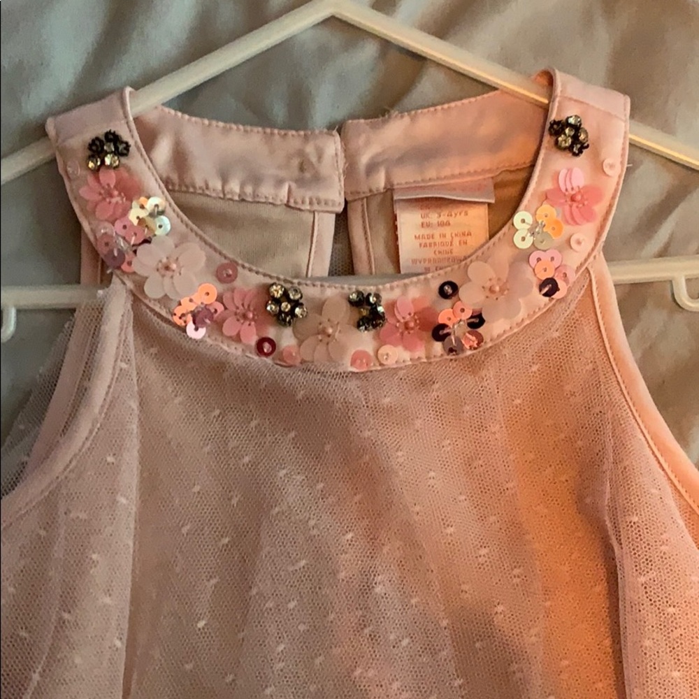 Dusty Pink Swing Party Dress